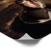 Aligory with Boy照明Candle by El Greco ポスター (角)