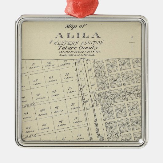 Alila メタルオーナメント (正面)