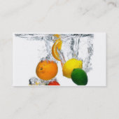 Alimentos Água 名刺 (裏面)