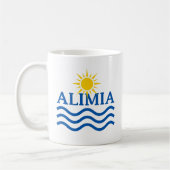 ALIMIAギリシャSun Waves コーヒーマグカップ (左)