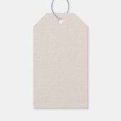 ALINAミニマエレガントリストモダンありがとう ギフトタグ (裏面)