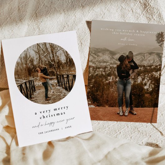 ALINAミニマモダンリストシンプルラウンドフォト シーズンカード