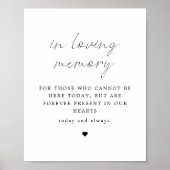 ALINA MinimalistのLoving Memoryのポスタ結婚ーに参加 ポスター (正面)