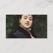 Aline Massonの芸術家のモデル(パネルの油) 名刺 (裏面)