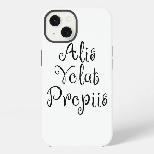 Alis Volat Propiis iPhoneケース (裏面)
