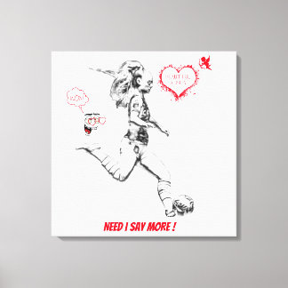 ALISHA LEHMANN、ウォールアート、ウォールデコール キャンバスプリント