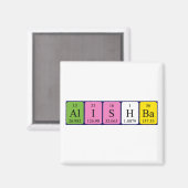 Alishba周期表名磁石 マグネット (正面/裏面)
