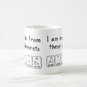 Alishba定期テーブル名mug コーヒーマグカップ (中央)