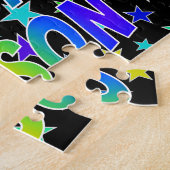 "ALISON"名、おもしろい"ハッピーバースデー" ジグソーパズル (側面)