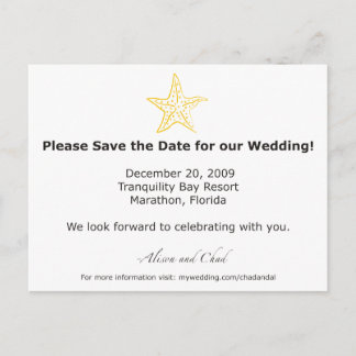 Alison：日付の保存 案内ポストカード