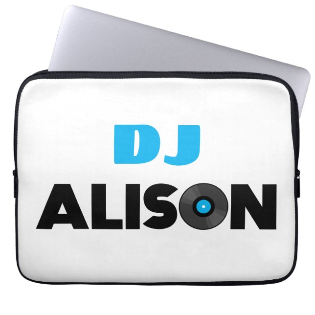 Alison DJ ラップトップスリーブ (正面)