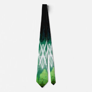 Alistra Electronic Cyber Punk Neon Rave Green ネクタイ