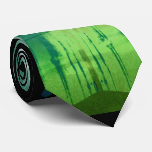 Alistra Electronic Cyber Punk Neon Rave Green ネクタイ (ロール)