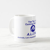 ALIVEマグカップ コーヒーマグカップ (正面左)
