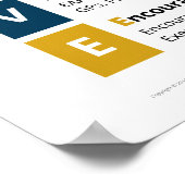 ALIVEメンタルヘルス応急処置(Altデザイン) ポスター (角)