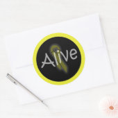 alivesticker ラウンドシール (封筒)