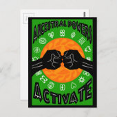 ALKEBULAN – 先祖のパワーがアクティブ ポストカード (正面/裏面)