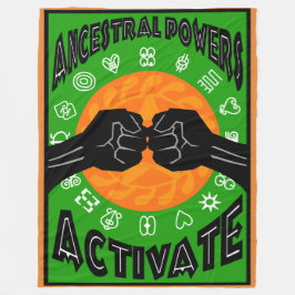 ALKEBULAN -先祖力は活動化します フリースブランケット