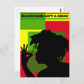 ALKEBULAN – 黒い髪AIN'T A CRIME v3 ポストカード (正面/裏面)