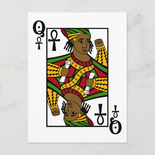 ALKEBULAN – 黒の女王 ポストカード (正面)