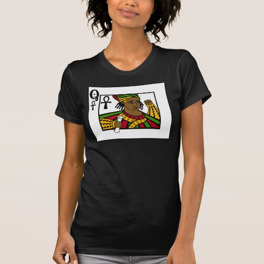 ALKEBULAN - 黒の女王 v2 Tシャツ (正面)