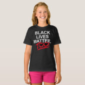 ALKEBULAN - BLM TOO!ハート Tシャツ (正面フル)