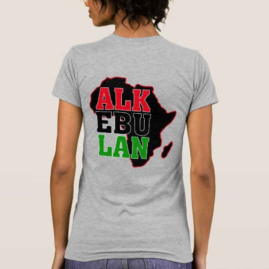 ALKEBULAN - LETTERS & LAND v3 Tシャツ (裏面)