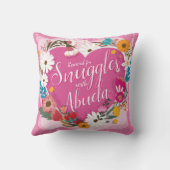 ALL文字の変更Add Name Reserved Snuggles Abuela クッション (裏面)