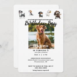 All おもしろい My Friends Pet Photo Birthdayパーティー 招待状