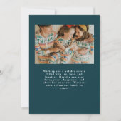 All のまわりに Merry Christmasカラフル Photo Card 招待状 (裏面)