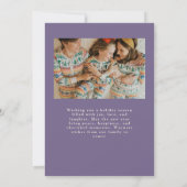 All のまわりに Merry Christmasカラフル Photo Card 招待状 (裏面)