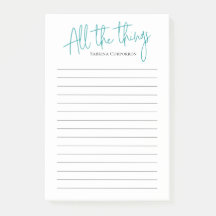 All パーソナライズされた to do listティール（緑がかった色）