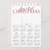 All モダン in One 3 Photo & 2023カレンダー休日 シーズンカード (正面/裏面)