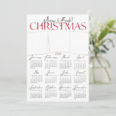 All モダン in One 3 Photo & 2023カレンダー休日 シーズンカード (スタンド正面)