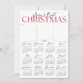 All モダン in One 3 Photo & 2023カレンダー休日 シーズンカード