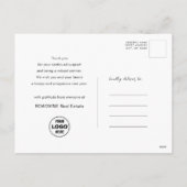 All 最高の The For Businessフォトロゴ金ゴールドスクリプト シーズンポストカード (裏面)