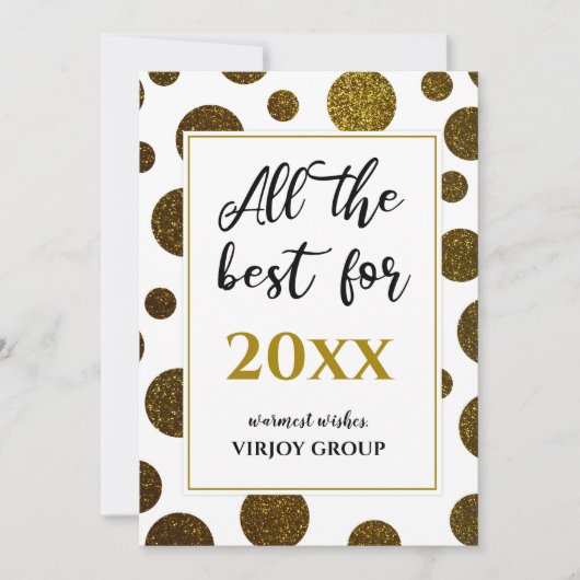 All 最高の The For Businessロゴ写真モダン黒 シーズンカード (正面)