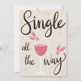All 独身の the Way Girl Christmas Card シーズンカード