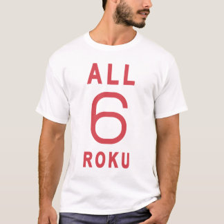 ALL 6 ROKU Tシャツ