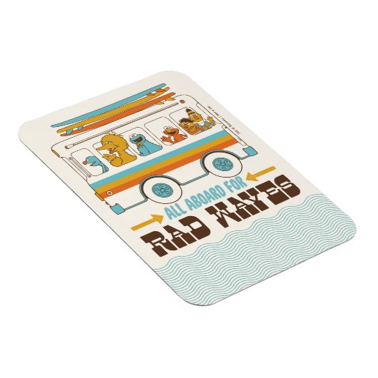 All Aboard for Rad Waves マグネット (右側)