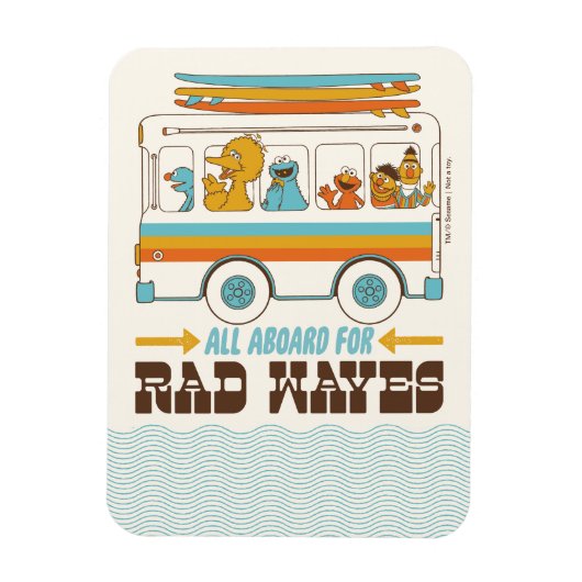 All Aboard for Rad Waves マグネット (縦)