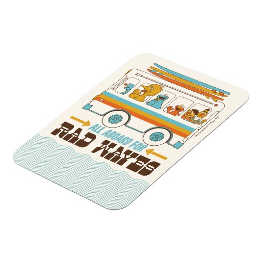 All Aboard for Rad Waves マグネット (左側)