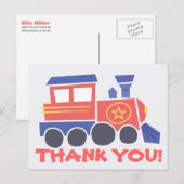 All Aboard Thank Youポストカード ポストカード (正面/裏面)