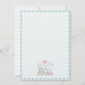 All Aboard the Baby Train Baby Shower (裏面)