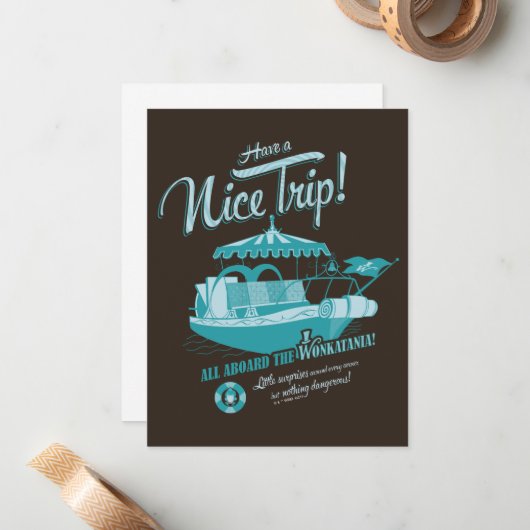 All Aboard The Wonkatania! ノートカード (正面/裏面インサイチュ)
