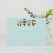 ALL ABOARD TRAIN Fiesta誕生日タイムカプセルノート カード (スタンド正面)