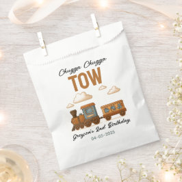 All Aboard Vintage Train 2nd Birthday party フェイバーバッグ