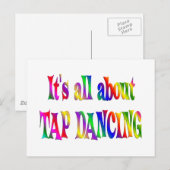 All Aboutタップ踊り ポストカード (正面/裏面)
