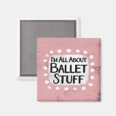 All Aboutバレエ物冷凍機マグネット マグネット (正面/裏面)