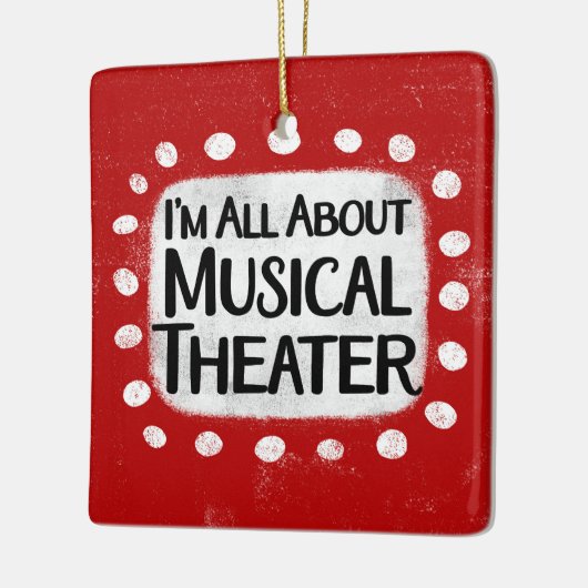 All Aboutミュージカルシアターオーナメント セラミックオーナメント (左)